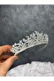 Elegant Zircon Stone Bridal Crown Wedding Engagement Hair Accessory Stylish Bridal Design - 2