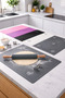 Black Silicone Dough Rolling Mat 45X65 cm – Measured Non-Slip Non-Stick Professional Kneading Mat - 4