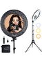 18 Inch Ring Light Kit 60W Dimmable LED Ring Light with Stand