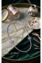Lila Minimalist Beaded Bow Necklace - 2
