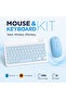Wireless Bluetooth Keyboard and Mouse Combo – Rechargeable Slim Keyboard Kit with Multi-Device Support, Silent Click Mouse, Long Battery Life, Compact Portable Design for Laptop, PC, Tablet - 2