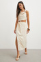 Drapeli Cut-Out Elbise - 4
