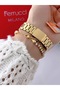 Steel Strap 2 Year Warranty 3 Atm Waterproof Women's Wristwatch + Bracelet Gift - 7