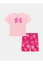 Ua Printed Bike Short Set Girls' T-Shirt-Shorts Set Asji1Rr (3-7 Years)