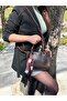 Elan Women's Shoulder Bag with Long Strap and Scarf Detail, Stylish Daily Bag - 2