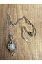Steel Necklace with Pearls |   316L Stainless Steel |   Gold/Silver Color |   Water Resistant-Silver - 3