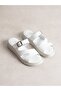 Velmora White Genuine Leather Women's Slippers - 3