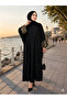 Sleeves with Diamond Pattern Sequins, Wide Cut, Long Sleeves, 40-56 Size, Ferace Dress - 4