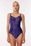 6214 Lilac Brown Strappy Recovery Swimsuit