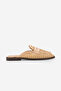 Women's Hand-Knitted Closed-Front Casual Slippers Argis Camel - 3
