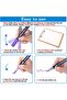Shimmer Markers Outline Double Line: 12 Colors Metallic Glitter Pens Set - 7