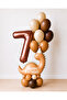 Retro Happy Birthday Dinosaur Balloon Garland -7-