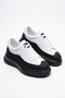 Zrj507 Premium Comfort Lace-Up Men's Casual Sneaker White Black