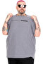Mode XL Large Size T-Shirt Bıs Balance Waffle U26001 K.Blue - 3