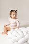 Modal Cotton Newborn Baby Long Sleeve Snap Fastener Bodysuit L Farmyard - 2