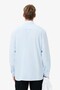 Men's Relaxed Fit Blue Shirt Bol Kesim Men's Shirt Blue - 2