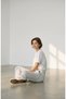 Premium 100% Cotton High Waist Elastic Leg Sweatpants - 2