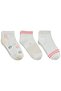 Civil Girl's Smile Lacoste 3-Piece Girls' Booties Socks |   Printed |   School Nursery and Daily Use