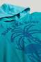 Ombre Towelling Poncho - 2