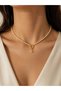 Women's Necklace with Pearl Model Stone Accessory Detail - 3