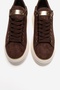 Borena Brown Suede Thick Soled Women's Casual Sports Shoes - 2
