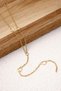 Steel Heart Y Necklace Chain Low-Cut Necklace 1mm Elegant Minimal 50cm