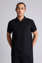 Quick-Drying Cotton Regular Fit Short-Sleeved Polo Black T-Shirt G8082Ax26Sp - 5