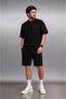 Men's 2-Piece Set Comfort Fit Comfortable Fit Letter Embroidered Summer Men's Tracksuit Set - 2