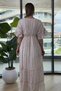 Cotton Handcrafted Embroidered Imported Dress - 4