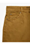 Normal Waist Cotton Straight Fit Pocket Bermuda Jean Shorts - 4