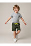 Boy's Lace-Up Cotton Shorts