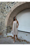 فستان بياقة هالتر مع جيوب - 4