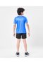 Knit Half Sleeves T-Shirt With Text Print - Multicolor - 4