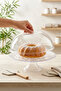 Multi-Purpose Cake and Pastry Storage Container with Round Lid and Stand
