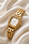 Women's Steel Watch Gold Color White Dial Vintage Square Case Bracelet Gifted Luxury Elegant Stylish Women's Wristwatch 2026 - 4