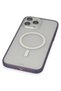 Ilkeshop New iPhone 14 Pro Max Case Grand Magneticsafe Cover (221344) - Purple - 4
