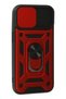 Ilkeshop New iPhone 14 Case with Pars Lens Ring Silicone (234833) - Red - 2