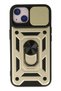 Ilkeshop New iPhone 14 Case with Pars Lens Ring Silicone (234830) - Gold