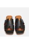 Women's Genuine Leather Slippers 41-42-43-44-Black - 3