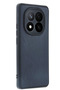 Ilkeshop New Redmi Note 14 Pro 5g Case Aras Leather Cover (91836) - Navy Blue - 2