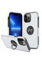Ilkeshop New iPhone 13 Pro Case Elite Ring Cover (95216) - Silver