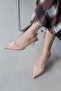 Marcela Women's Heeled Patent Leather Shoes Salmon - 2