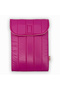 13" Shiny Quilted Laptop Bag – Suede Lined