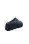 Wedge Sole Braided Closed Toe Black Color Sabo Slippers - 2