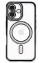 Shopilke iPhone 16 Case Joke Simli Magneticsafe Case (21511) - Black - 2