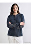 Tie Collar Ruffled Patterned Blouse - 2