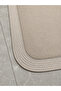 Premium Plush Jute Edge Detailed Non-Slip Base 2-Piece Bath Mat Set 90X60 & 50X70 - 6