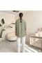 Women's Muslin Fabric Oversize Single Pocket Stylish Shirt - 3