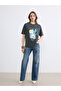 Original Printed Oversize 100% Cotton Women's T-Shirt - 2