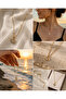 Pearl Gold Heart Large Necklace - 2